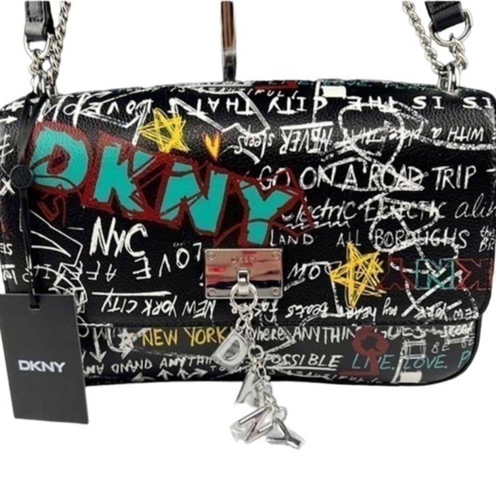 DKNY - ‘Cleo- Black’ Shoulder/Crossbody. 9.5“ x 6.5“ x 3“. NWT.